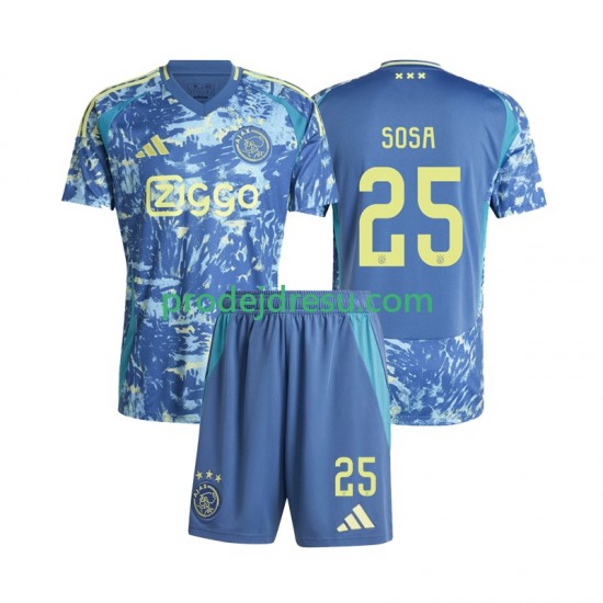 AFC Ajax Dresy Fotbal Wout Weghorst 25 Dětský Venkovní 2024-2025 Krátký rukáv