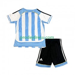 Argentina Dresy Fotbal Retro Dětský Domácí 2006 Krátký rukáv