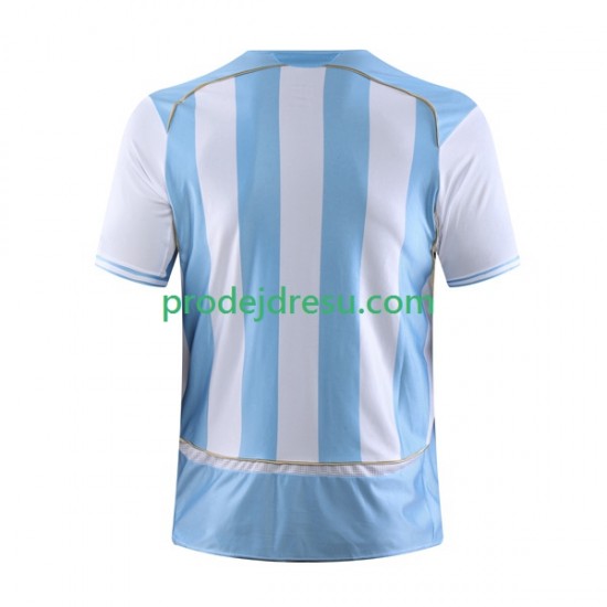 Argentina Dresy Fotbal Retro Muž Domácí 2006 Krátký rukáv