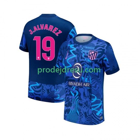 Atlético Madrid Dresy Fotbal Julian Alvarez 19 Muž Alternativní 2024-2025 Krátký rukáv