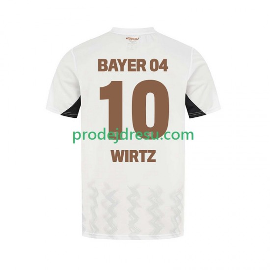 Bayer 04 Leverkusen Dresy Fotbal Florian Wirtz 10 Muž Venkovní 2024-2025 Krátký rukáv