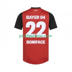 Bayer 04 Leverkusen Dresy Fotbal Victor Boniface 22 Muž Domácí 2024-2025 Krátký rukáv