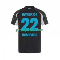 Bayer 04 Leverkusen Dresy Fotbal Victor Boniface 22 Muž Alternativní 2024-2025 Krátký rukáv