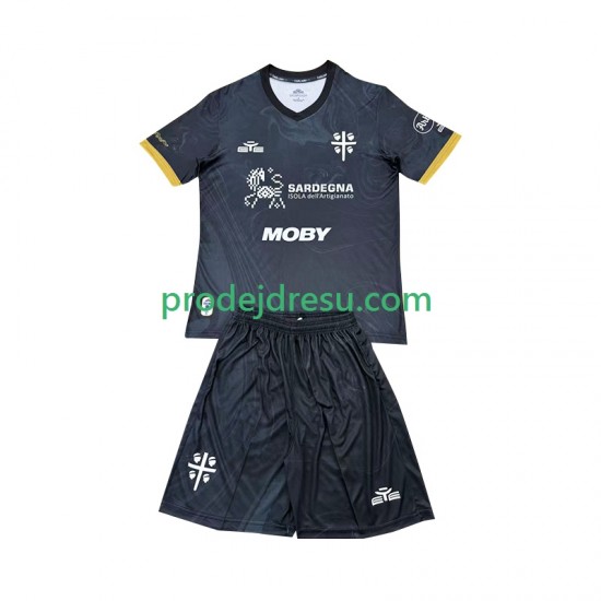 Cagliari Dresy Fotbal Dětský Alternativní 2024-2025 Krátký rukáv