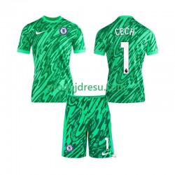 Chelsea Dresy Fotbal CECH 1 Brankářské Dětský Alternativní 2024-2025 Krátký rukáv