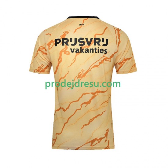 Feyenoord Rotterdam Dresy Fotbal Muž Čtvrtý 2024-2025 Krátký rukáv