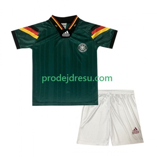 Německo Dresy Fotbal 1992 Retro Dětský Venkovní Krátký rukáv