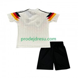 Německo Dresy Fotbal 1990 Retro Dětský Domácí Krátký rukáv