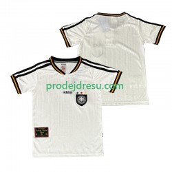 Německo Dresy Fotbal 1996 Retro Muž Domácí Krátký rukáv