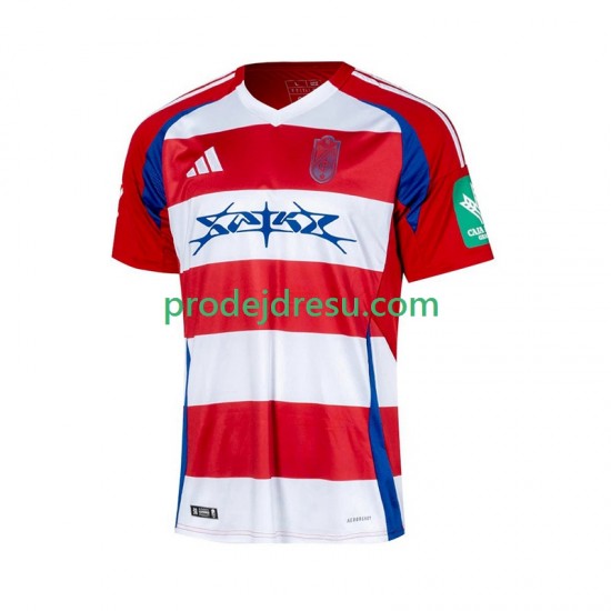 Granada Dresy Fotbal Muž Domácí 2024-2025 Krátký rukáv