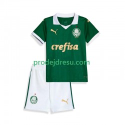 Palmeiras Dresy Fotbal Dětský Domácí 2024 Krátký rukáv