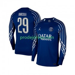 Paris Saint-Germain Dresy Fotbal Bradley Barcola 29 Muž Čtvrtý 2024-2025 Dlouhý rukáv