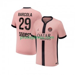 Paris Saint-Germain Dresy Fotbal Bradley Barcola 29 Muž Alternativní 2024-2025 Krátký rukáv
