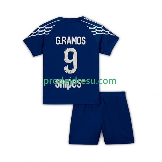 Paris Saint-Germain Dresy Fotbal Goncalo Ramos 9 Dětský Čtvrtý 2024-2025 Krátký rukáv