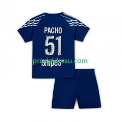 Paris Saint-Germain Dresy Fotbal Pacho 51 Dětský Čtvrtý 2024-2025 Krátký rukáv