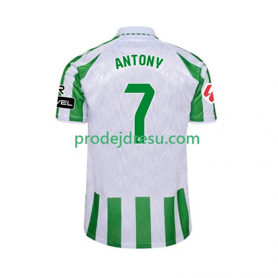 Real Betis Dresy Fotbal ANTONY 7 Muž Domácí 2024-2025 Krátký rukáv