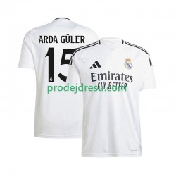 Real Madrid Dresy Fotbal ARDA GuLER 15 Muž Domácí 2024-2025 Krátký rukáv