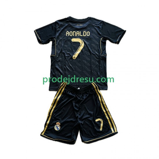 Real Madrid Dresy Fotbal Cristiano Ronaldo 7 2012 Retro Dětský Venkovní 2011 Krátký rukáv