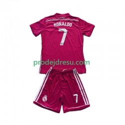 Real Madrid Dresy Fotbal Cristiano Ronaldo 7 2014 2015 Retro Dětský Venkovní Krátký rukáv