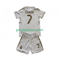 Real Madrid Dresy Fotbal Cristiano Ronaldo 7 2012 Retro Dětský Domácí 2011 Krátký rukáv