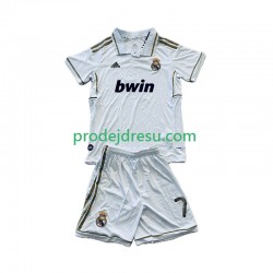 Real Madrid Dresy Fotbal Cristiano Ronaldo 7 2012 Retro Dětský Domácí 2011 Krátký rukáv