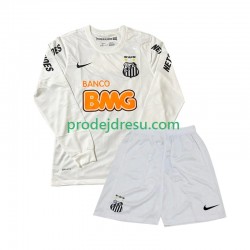 Santos FC Dresy Fotbal 2012 Retro Dětský Domácí 2011 Dlouhý rukáv