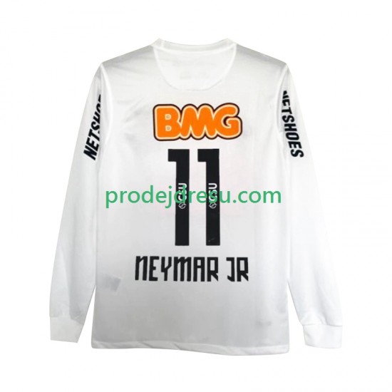 Santos FC Dresy Fotbal Neymar JR 11 2012 Retro Muž Domácí 2011 Dlouhý rukáv