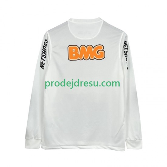 Santos FC Dresy Fotbal 2012 Retro Muž Domácí 2011 Dlouhý rukáv