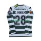 Sporting CP Dresy Fotbal Cristiano Ronaldo 28 2001 2003 Retro Muž Domácí Dlouhý rukáv