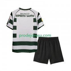 Sporting CP Dresy Fotbal 2001 2003 Retro Dětský Domácí Krátký rukáv
