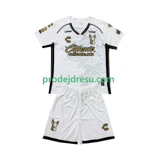 Dresy Fotbal Tijuana Dětský Domácí 2024-2025 Krátký rukáv
