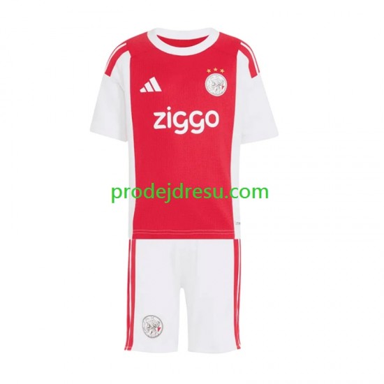 AFC Ajax Dresy Fotbal Dětský Domácí 2026-2027 Krátký rukáv