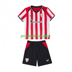 Athletic Bilbao Dresy Fotbal Dětský Domácí 2026-2027 Krátký rukáv