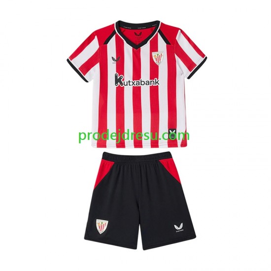 Athletic Bilbao Dresy Fotbal Dětský Domácí 2026-2027 Krátký rukáv