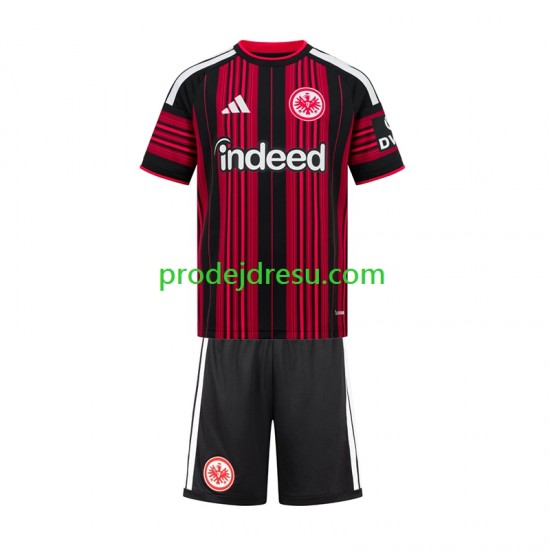 Eintracht Frankfurt Dresy Fotbal Dětský Domácí 2026-2027 Krátký rukáv