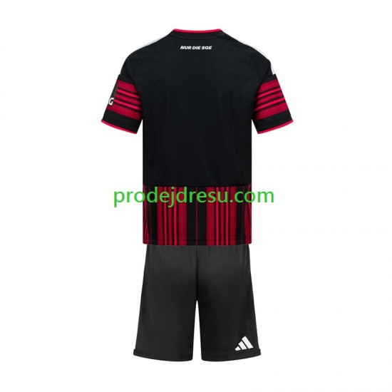 Eintracht Frankfurt Dresy Fotbal Dětský Domácí 2026-2027 Krátký rukáv