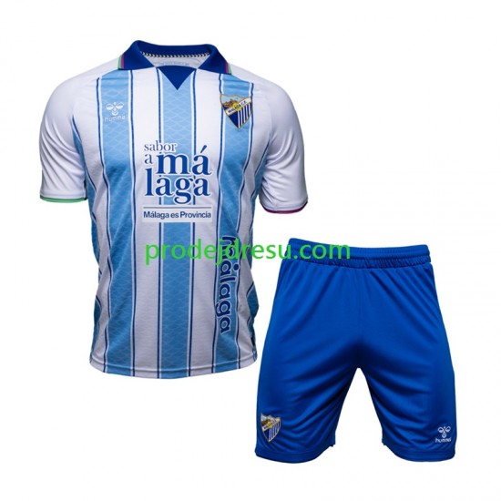 Málaga CF Dresy Fotbal Dětský Domácí 2026-2027 Krátký rukáv