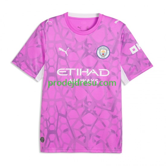 Manchester City Dresy Fotbal Gianluigi Donnarumma Brankářské Dětský Venkovní 2026-2027 Krátký rukáv