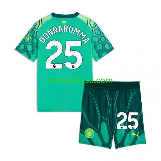Manchester City Dresy Fotbal Gianluigi Donnarumma Brankářské Dětský Domácí 2026-2027 Krátký rukáv