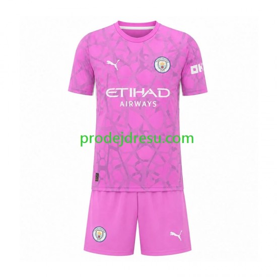 Manchester City Dresy Fotbal Brankářské Dětský Venkovní 2026-2027 Krátký rukáv