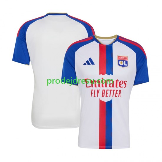 Olympique Lyonnais Dresy Fotbal Muž Venkovní 2026-2027 Krátký rukáv