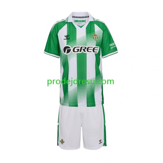 Real Betis Dresy Fotbal Dětský Domácí 2026-2027 Krátký rukáv