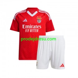 Benfica Dresy Fotbal Dětský Domácí 2024-2025 Krátký rukáv