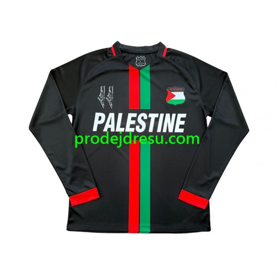 Club Deportivo Palestino Dresy Fotbal Center Stripre Muž Domácí 2024-2025 Dlouhý rukáv