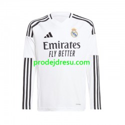 Real Madrid Dresy Fotbal Muž Domácí 2024-2025 Dlouhý rukáv