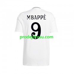 Real Madrid Dresy Fotbal Kylian Mbappé 9 Muž Domácí 2024-2025 Krátký rukáv
