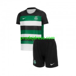 Sporting CP Dresy Fotbal Dětský Domácí 2024-2025 Krátký rukáv