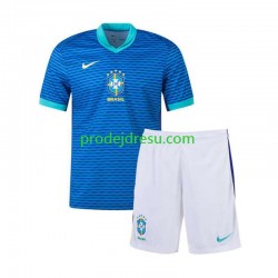 Brazílie Dresy Fotbal Copa America 2024 Dětský Venkovní  Krátký rukáv