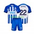 Brighton & Hove Albion Dresy Fotbal Mitoma 22 Dětský Domácí 2023-2024 Krátký rukáv