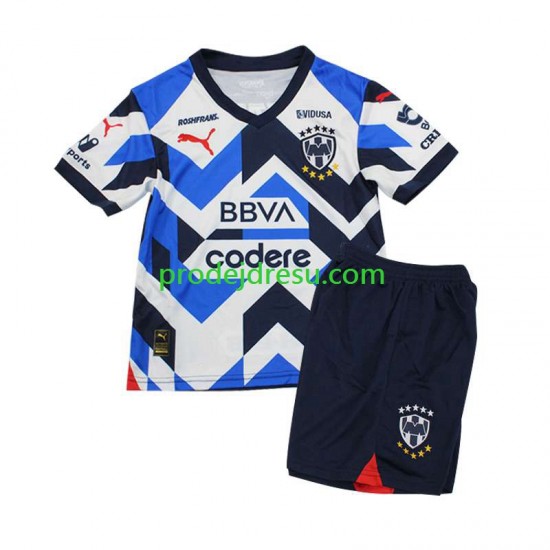 CF Monterrey Dresy Fotbal Dětský Alternativní 2023-2024 Krátký rukáv